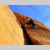rock climbing in Wadi Rum Jordan