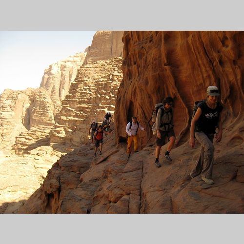 Tracking in the Rakabat Canyon 