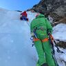 Guided ice climbing- Zinal